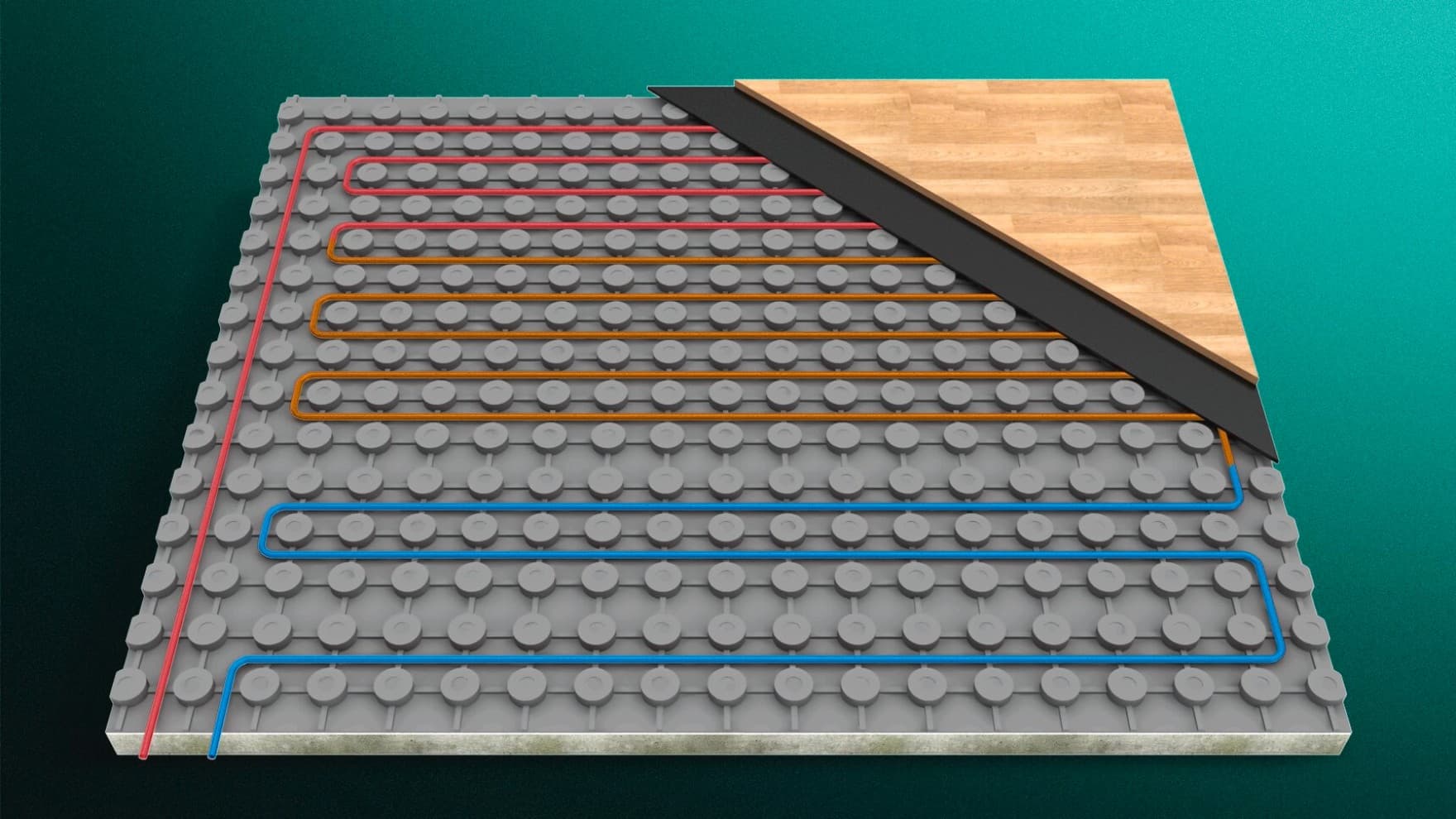 Модуларно подно греење