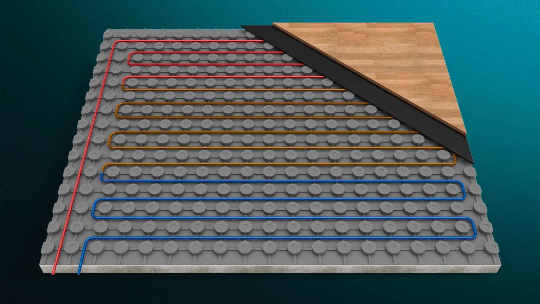 кривулесто подно греење