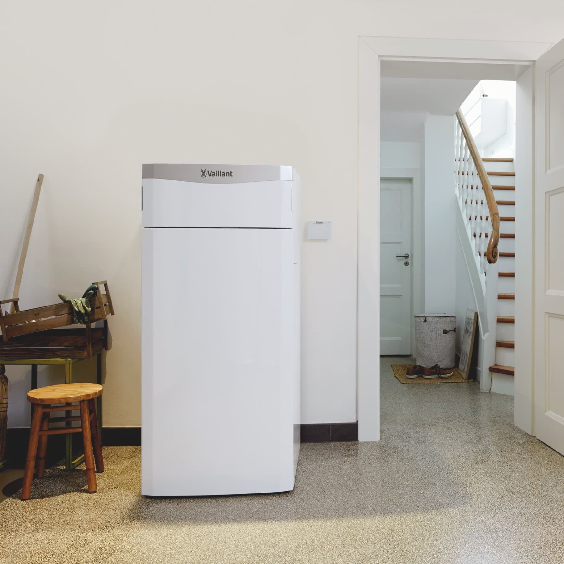 Топлинска пумпа во помошна просторија