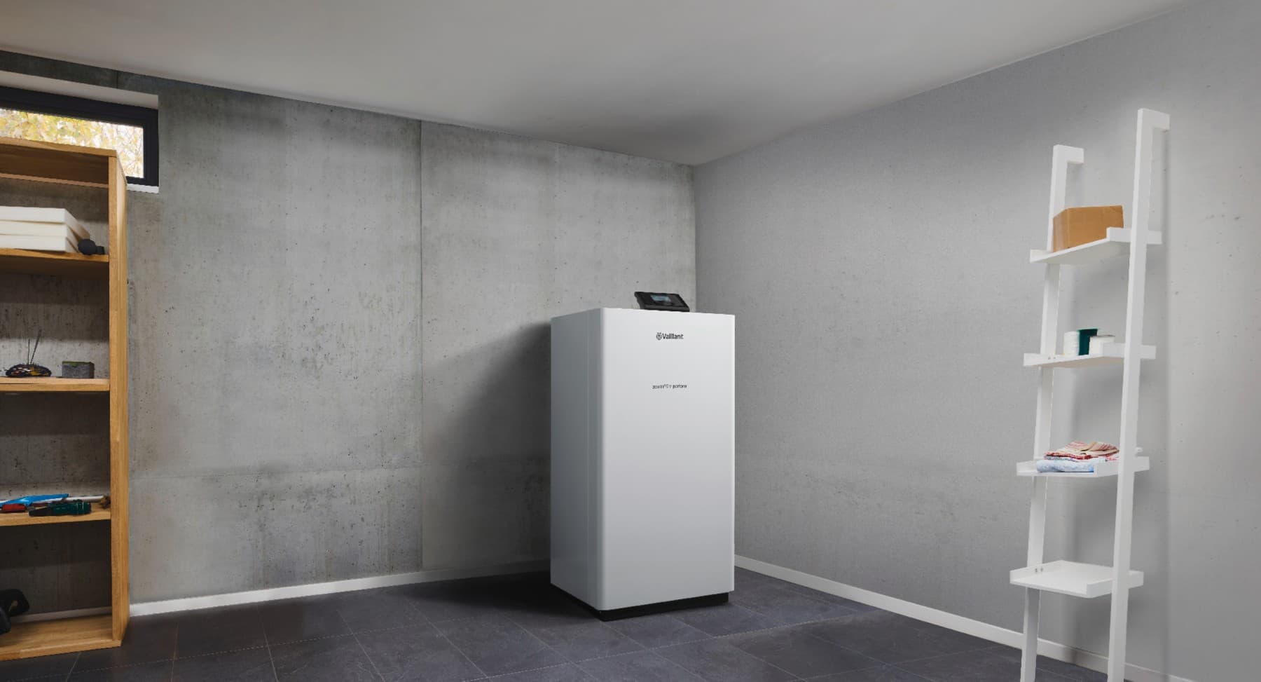 Топлинска пумпа во помошна просторија