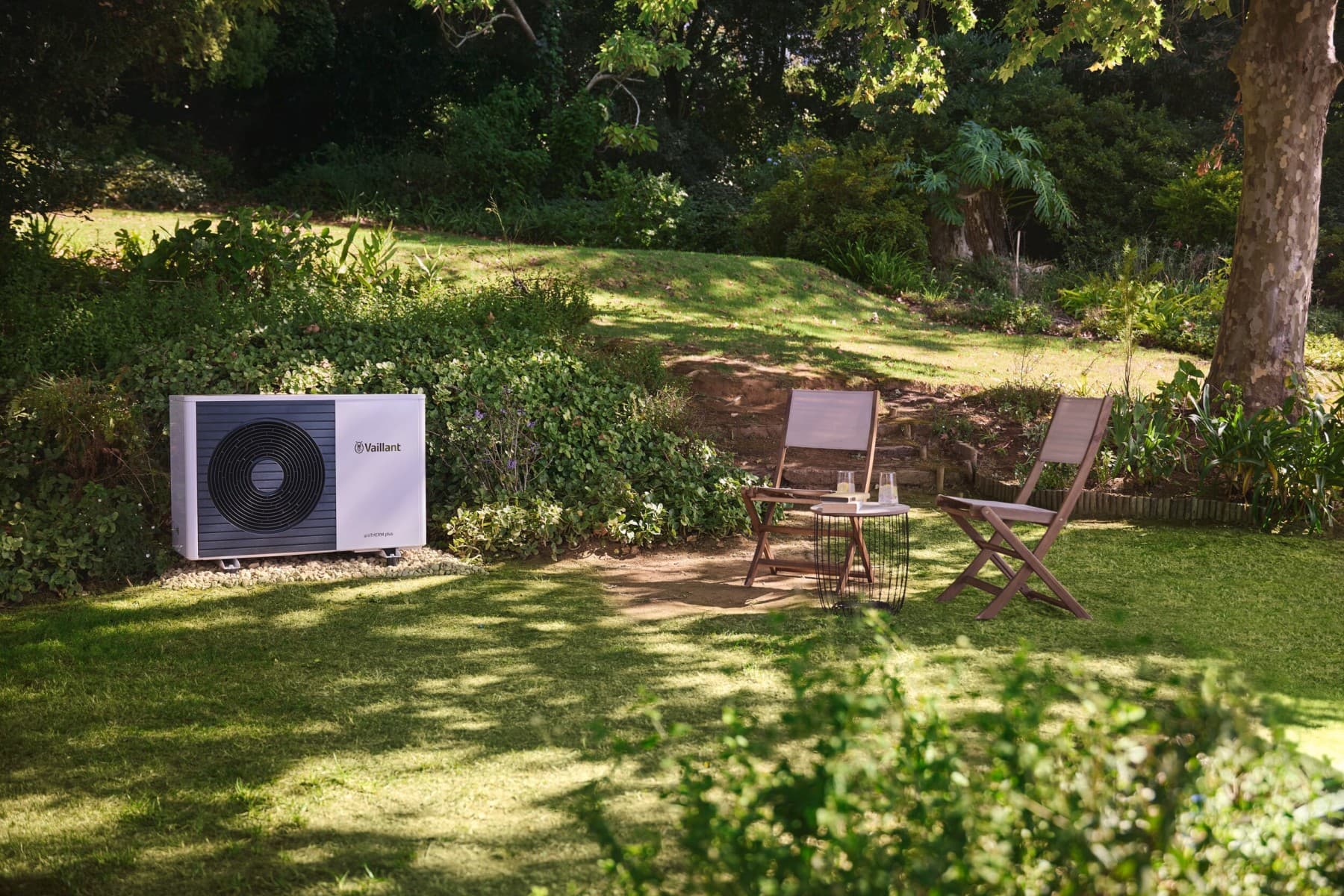 Топлинска пумпа во градината