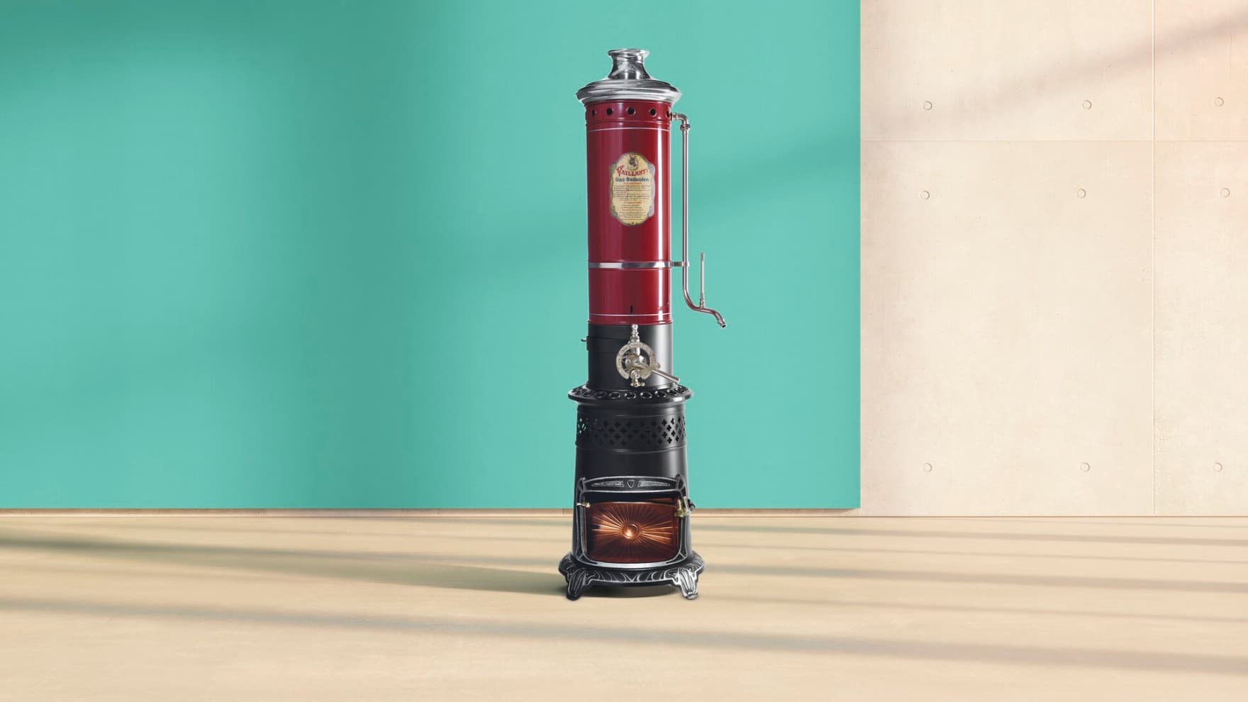 Иновација од Vaillant: првиот затворен грејач за када на гас од 1894 година