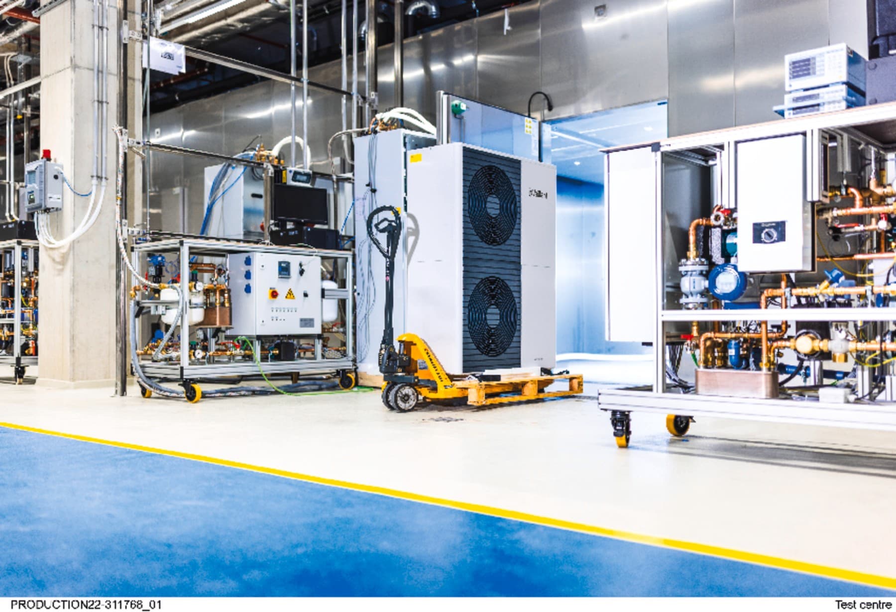 Топлинска пумпа Vaillant во фабриката