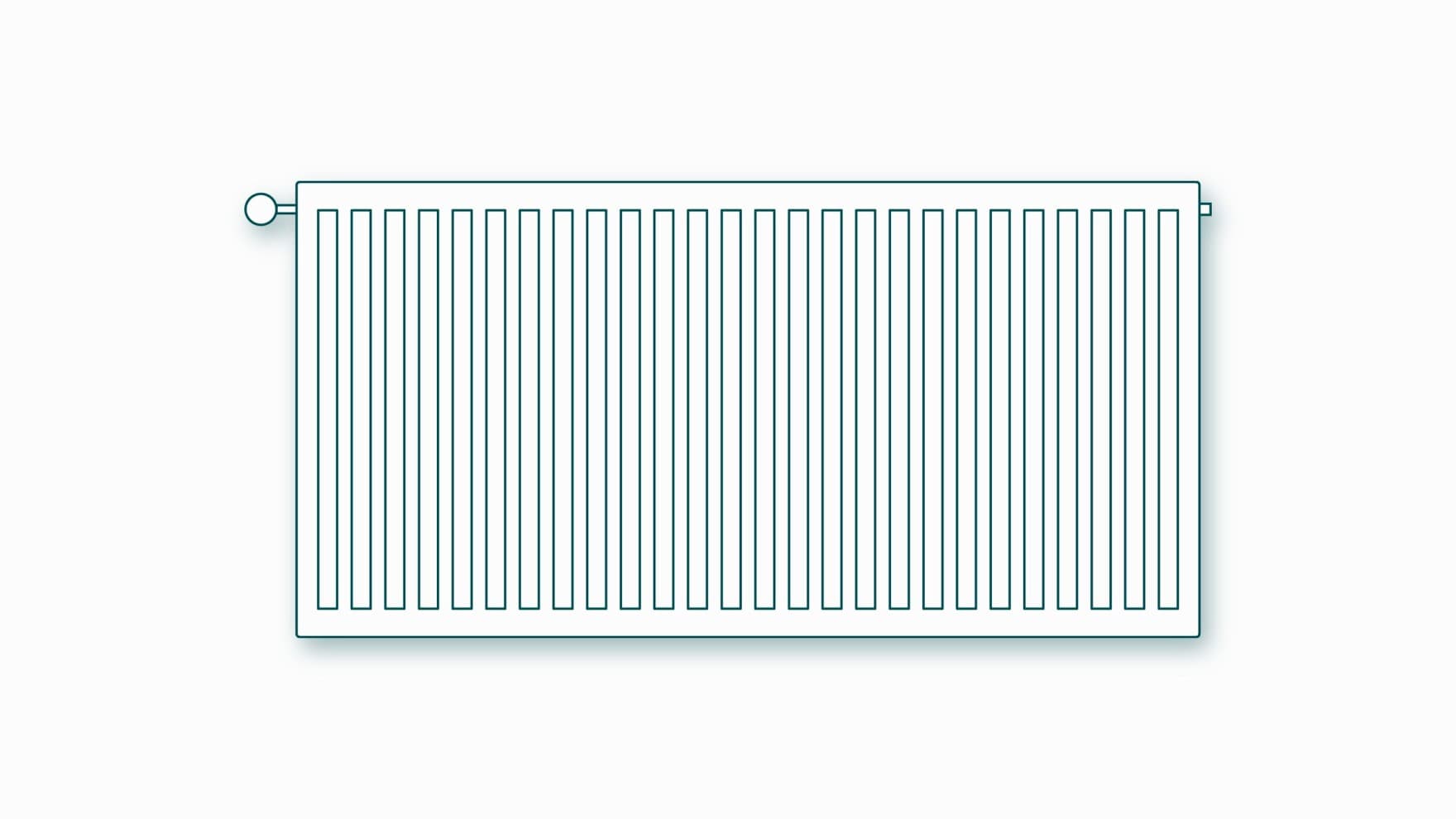 Шкраба на компактен радијатор од плоча